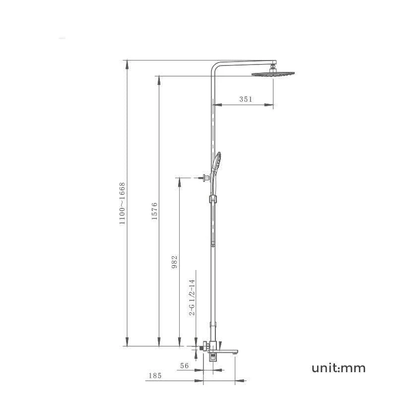 Bathroom Mixer Brass Waterfall Shower System Black Tap Mixer -Bathlova