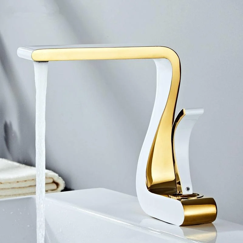 Bathroom Mixer Tap Brass Wash Basin Tap Sink Retro Tap -Bathlova