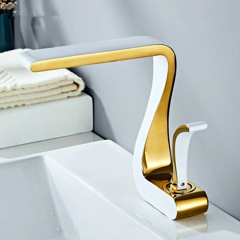 Bathroom Mixer Tap Brass Wash Basin Tap Sink Retro Tap -Bathlova