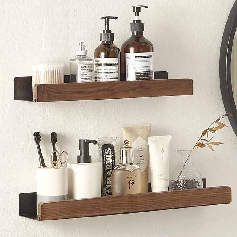 Bathroom Rack Wall-mounted Shower Room Nordic style Shelf Storage -Bathlova