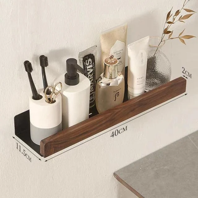 Bathroom Rack Wall-mounted Shower Room Nordic style Shelf Storage -Bathlova