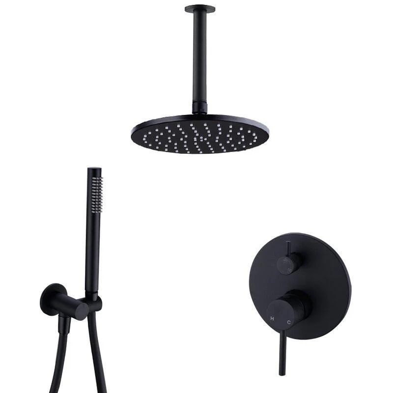 Bathroom Rainfall Diverter Wall Mounted Head Shower System -Bathlova