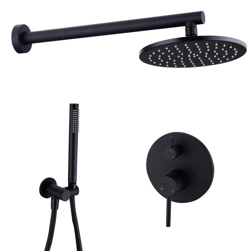 Bathroom Rainfall Diverter Wall Mounted Head Shower System -Bathlova