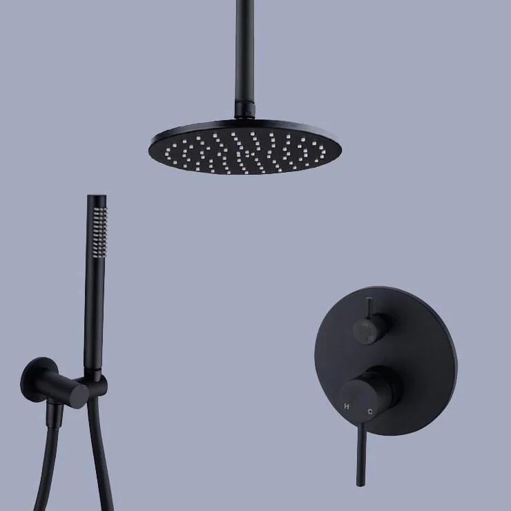 Bathroom Rainfall Diverter Wall Mounted Head Shower System -Bathlova