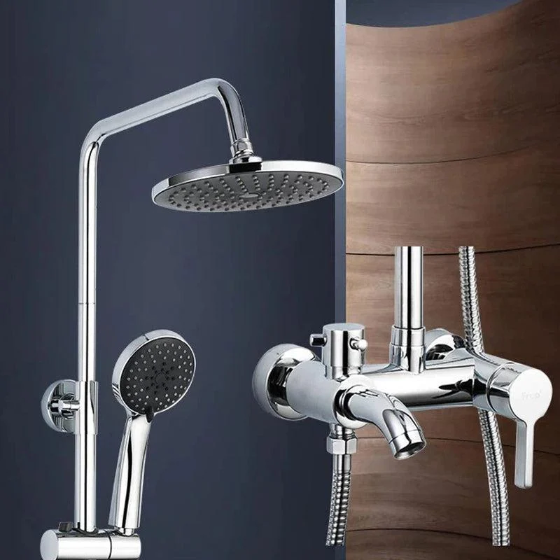 Bathroom Rainfall Shower Tap Set Mixer Tap With Hand Sprayer -Bathlova