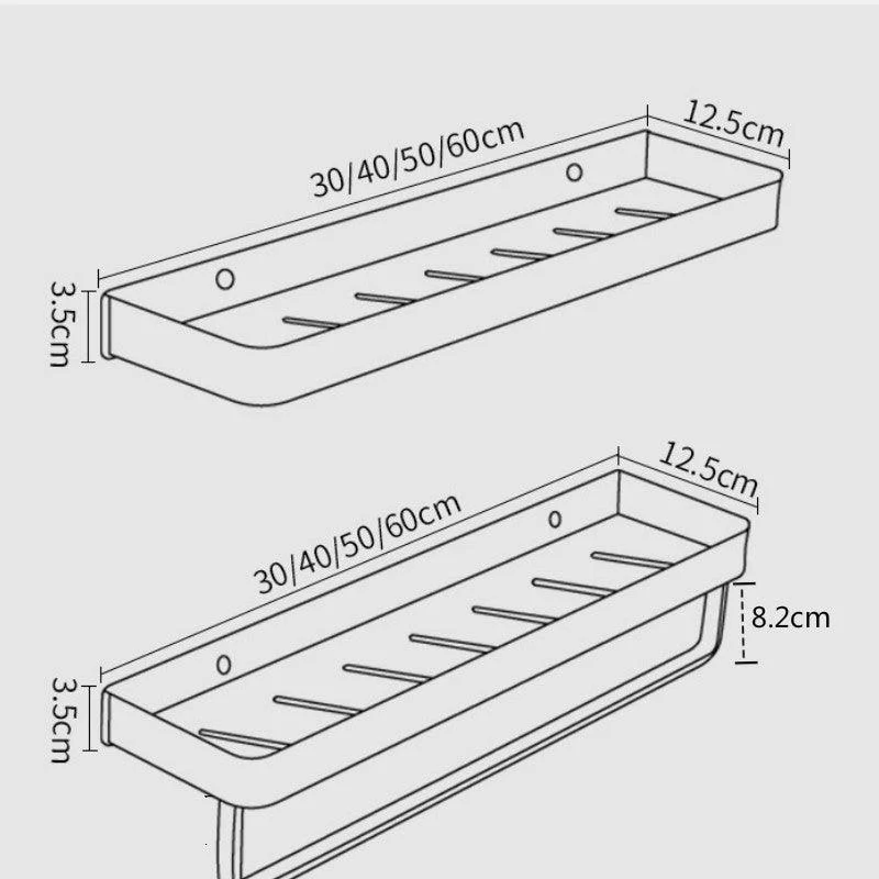 Bathroom Shelf No Drill Organizer Shower Storage Rack Corner Shelves -Bathlova