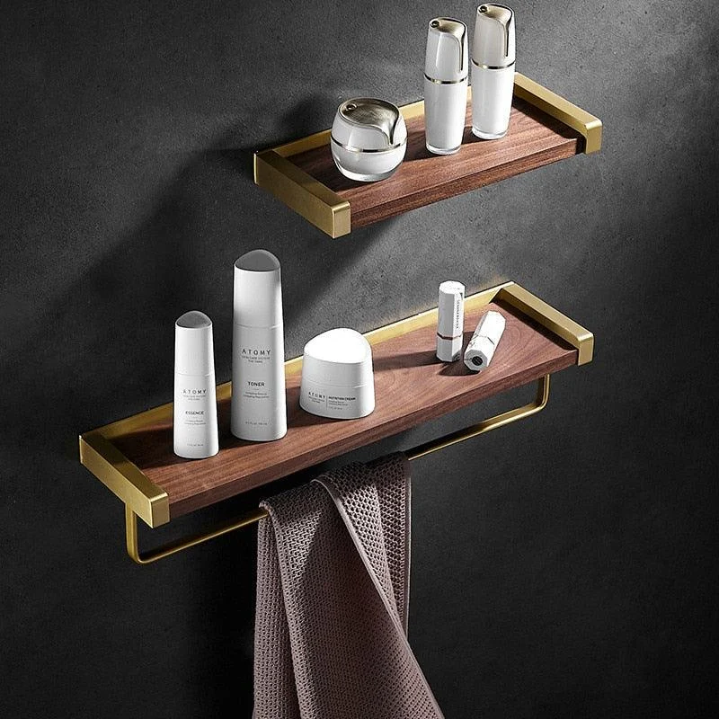 Bathroom Shelf Shower Shelf With Towel Hanger Bathroom Corner Shelf -Bathlova