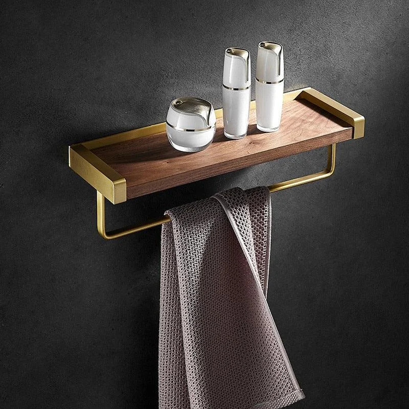 Bathroom Shelf Shower Shelf With Towel Hanger Bathroom Corner Shelf -Bathlova