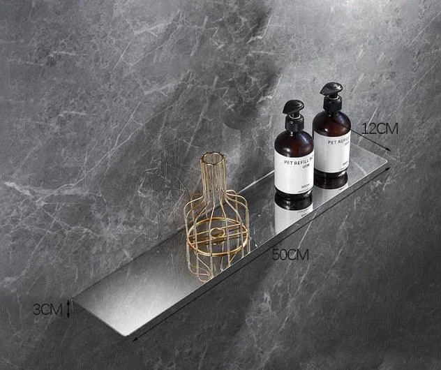 Bathroom Shelf Thicken Stainless Steel Corner Shelves Towel Rack -Bathlova