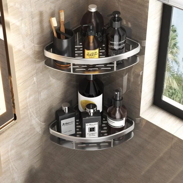 Bathroom Shelves No-drill Corner Shelf Shower Storage Rack Organizer -Bathlova