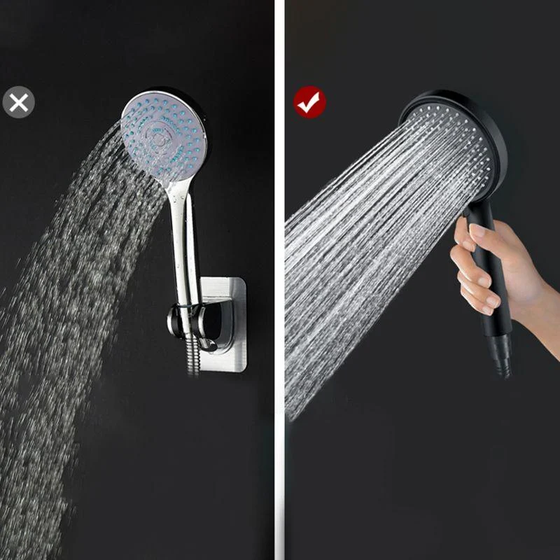 Bathroom Shower Head 3-Jet Massage Wall Mounted Round Shower Head -Bathlova