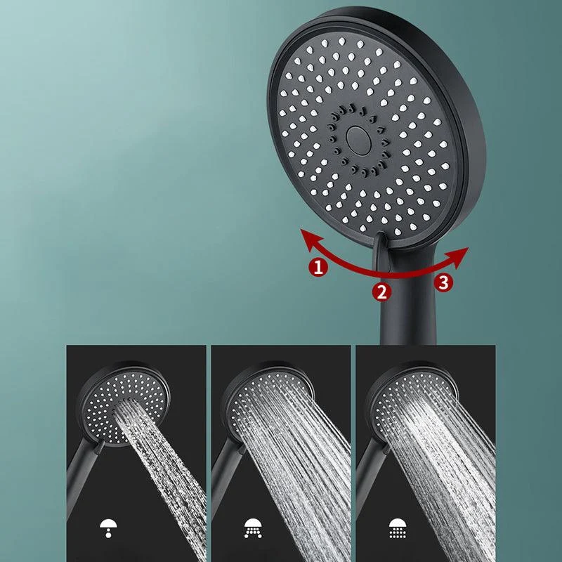 Bathroom Shower Head 3-Jet Massage Wall Mounted Round Shower Head -Bathlova