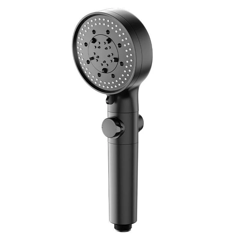 Bathroom Shower Head 5-Jet Round Hand Shower Holder Wall-Mount Shower Head -Bathlova