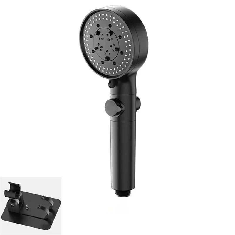 Bathroom Shower Head 5-Jet Round Hand Shower Holder Wall-Mount Shower Head -Bathlova