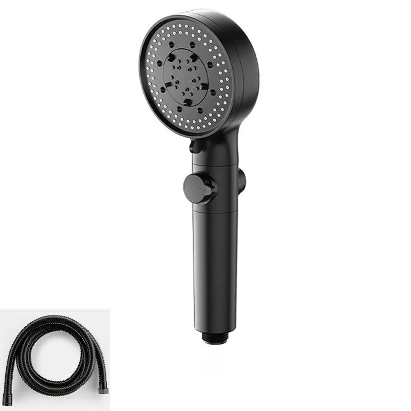 Bathroom Shower Head 5-Jet Round Hand Shower Holder Wall-Mount Shower Head -Bathlova