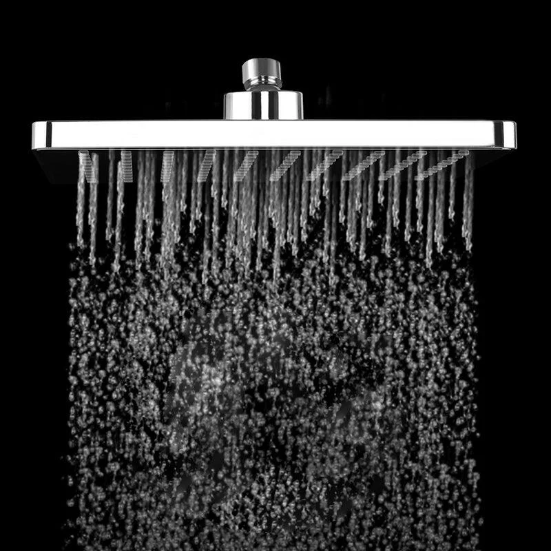 Bathroom Shower Head Square Ceiling Mounted Rain Fall Fixed Shower Head -Bathlova