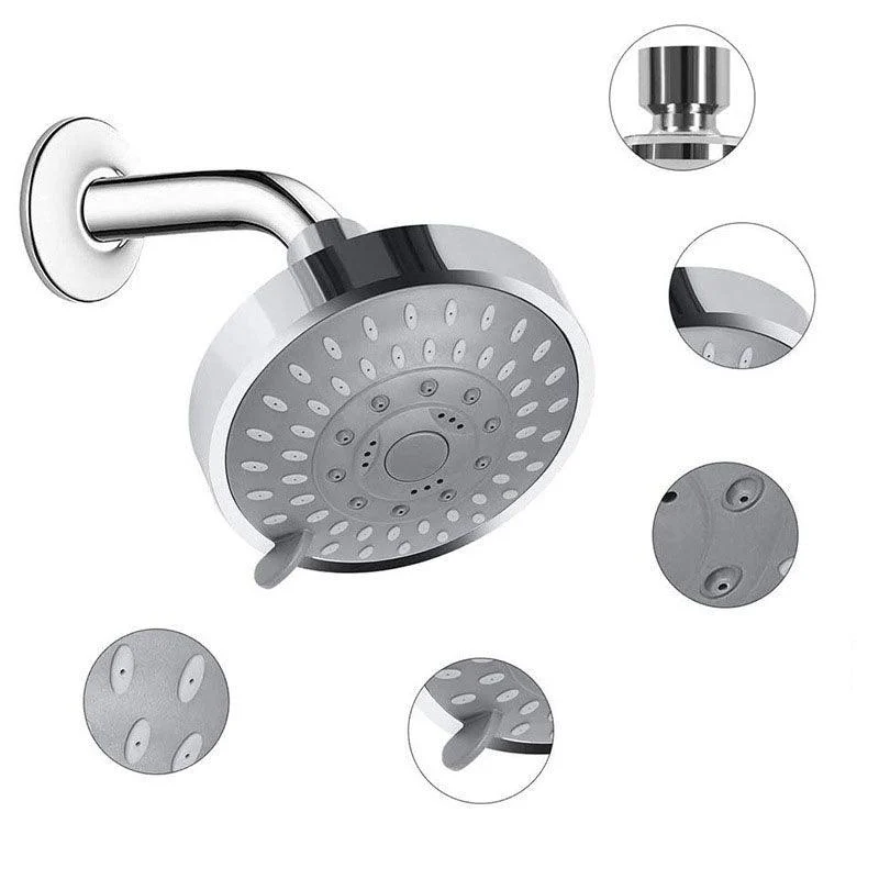 Bathroom Shower Head Wall Mounted Rain Jet Stainless Adjustable Model Shower Head -Bathlova