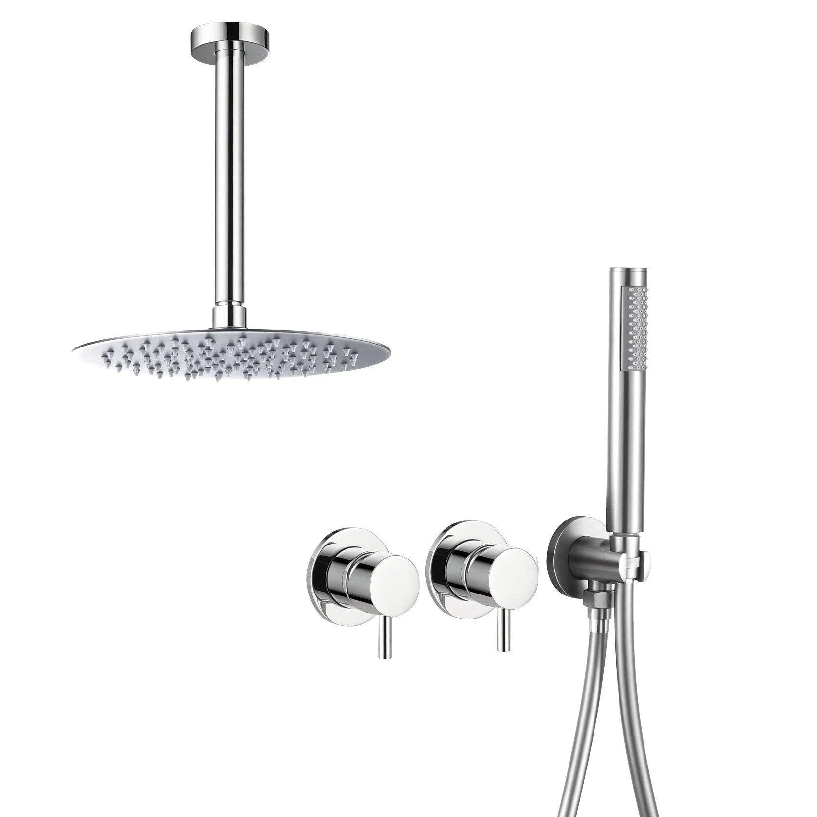 Bathroom Shower System Simple Wall Hanging Design Shower Tap -Bathlova