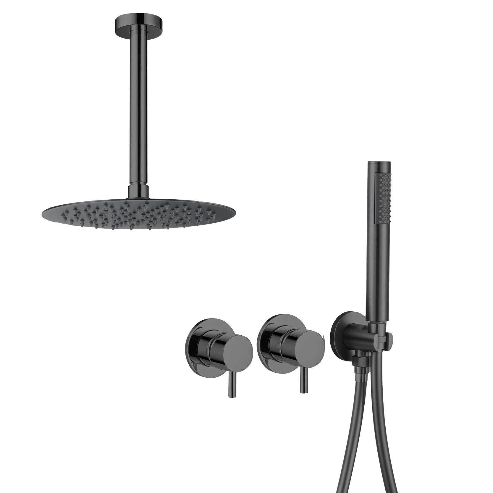 Bathroom Shower System Simple Wall Hanging Design Shower Tap -Bathlova