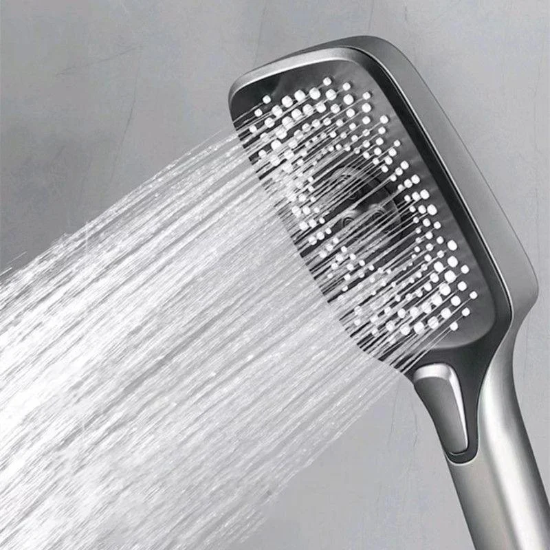 Bathroom Shower System Square Handheld Shower Head Wall Mounted Shower Trim -Bathlova