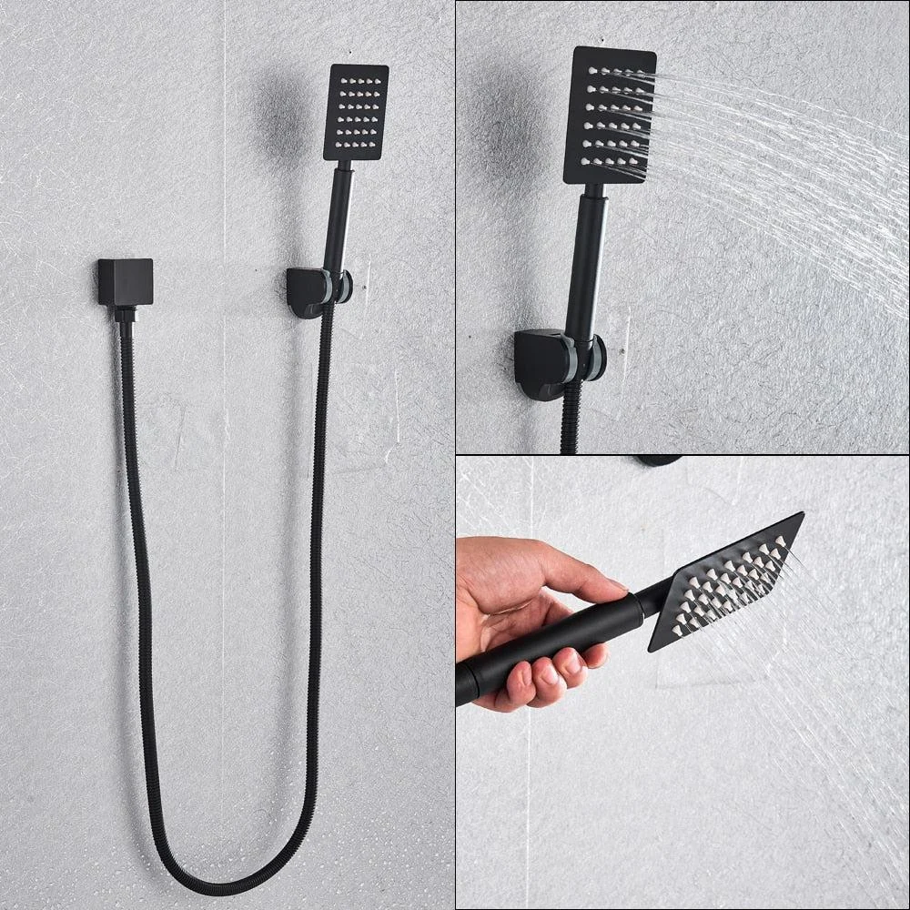 Bathroom Shower Tap Set Digital Display Rain Bath Shower System -Bathlova