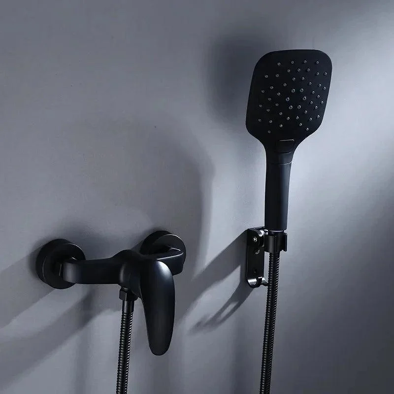 Bathroom Shower Tap Wall Mount Shower set Handheld Single Tap -Bathlova