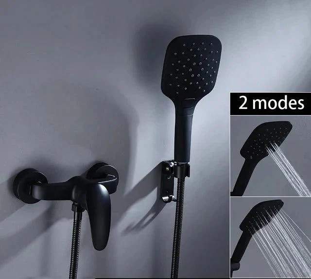 Bathroom Shower Tap Wall Mount Shower set Handheld Single Tap -Bathlova