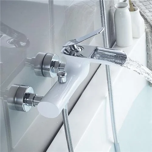 Bathroom Single Handle Dual Control Shower System Set -Bathlova