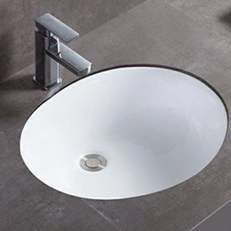 Bathroom Sink Ceramic Rod Handle Tap Anti-spill Bathroom Sink -Bathlova