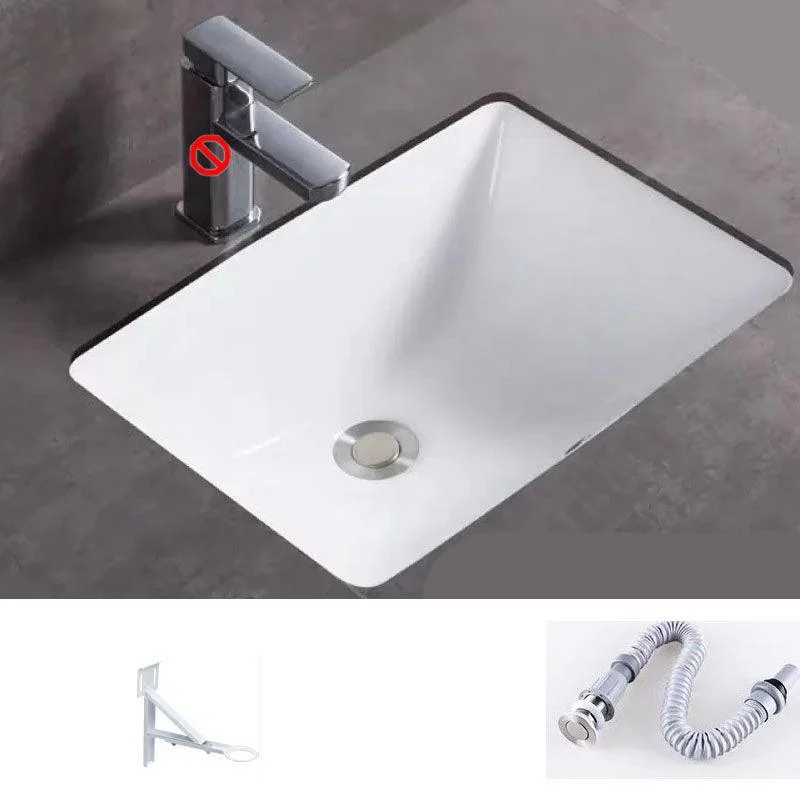 Bathroom Sink Ceramic Rod Handle Tap Anti-spill Bathroom Sink -Bathlova