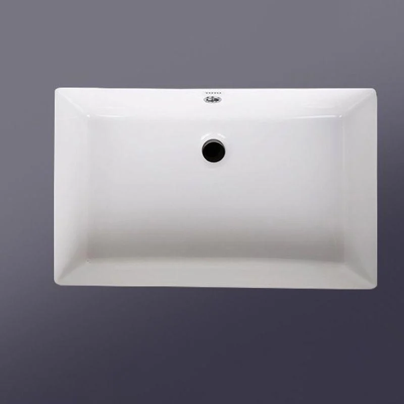 Bathroom Sink Modern Style Hole Design Ceramic Bathroom Sink(Not Including Tap) -Bathlova