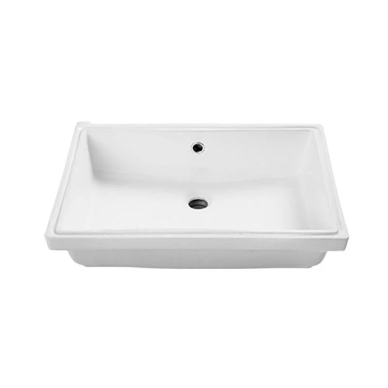 Bathroom Sink Modern Style Hole Design Ceramic Bathroom Sink(Not Including Tap) -Bathlova