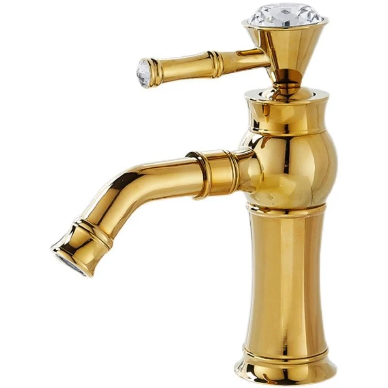 Bathroom Sink Tap Gold Basin Taps Brass Water Tap Cold and Hot -Bathlova