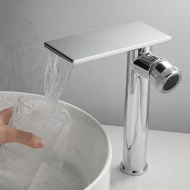 Bathroom Sink Taps Water Mixer Crane Deck Mounted Single Tap -Bathlova