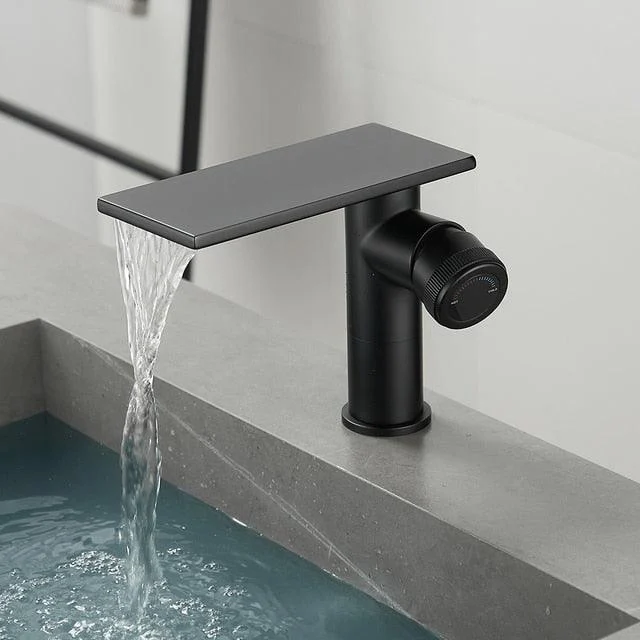 Bathroom Sink Taps Water Mixer Crane Deck Mounted Single Tap -Bathlova