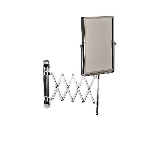 Bathroom Square Mirror Wall With Folding Arm Mount -Bathlova