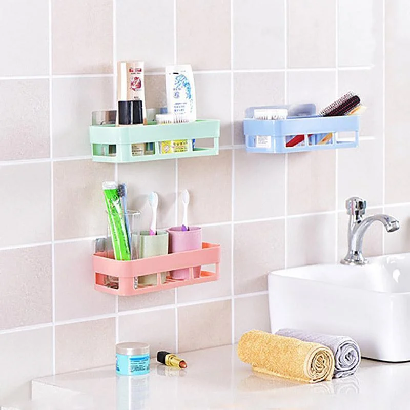 Bathroom Storage Rack Organizer with Suction Cup -Bathlova