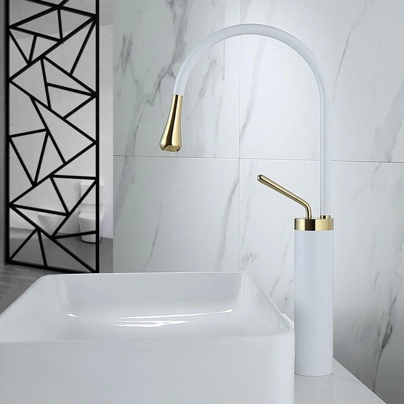 Bathroom Tap Black Gold Basin Tap Hot and Cold Sink Brass Tap -Bathlova