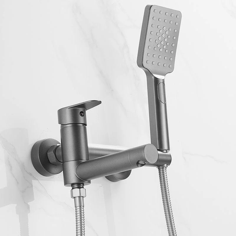 Bathroom Tap Handheld Shower Head Rod Handle Bathtub Tap -Bathlova