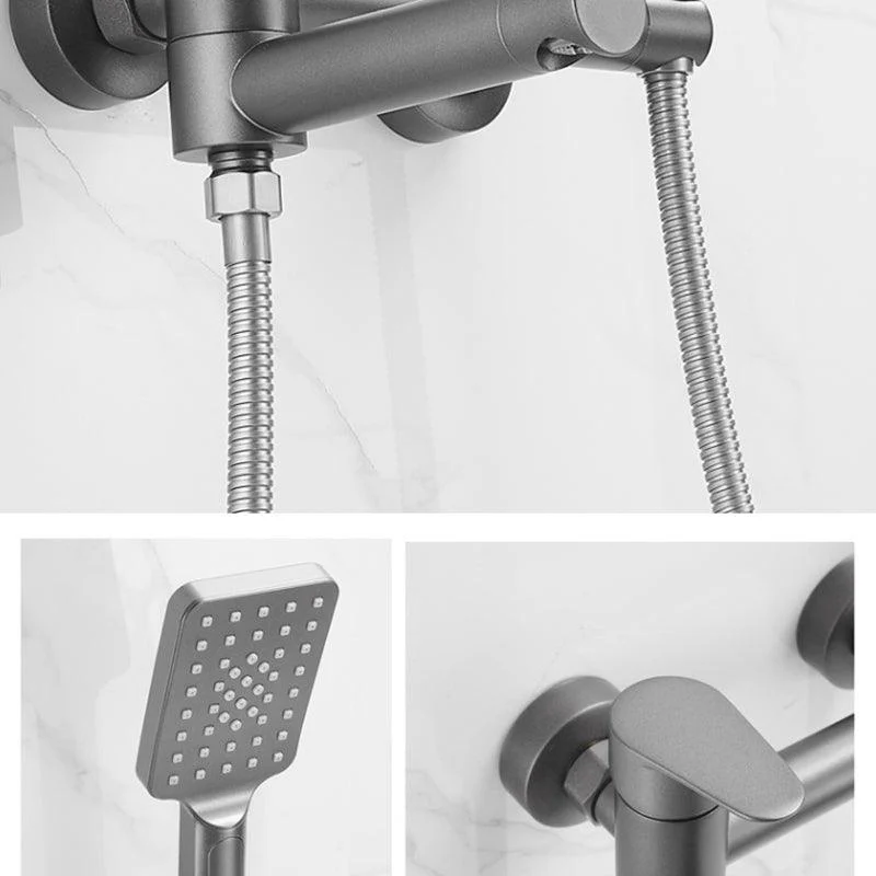 Bathroom Tap Handheld Shower Head Rod Handle Bathtub Tap -Bathlova