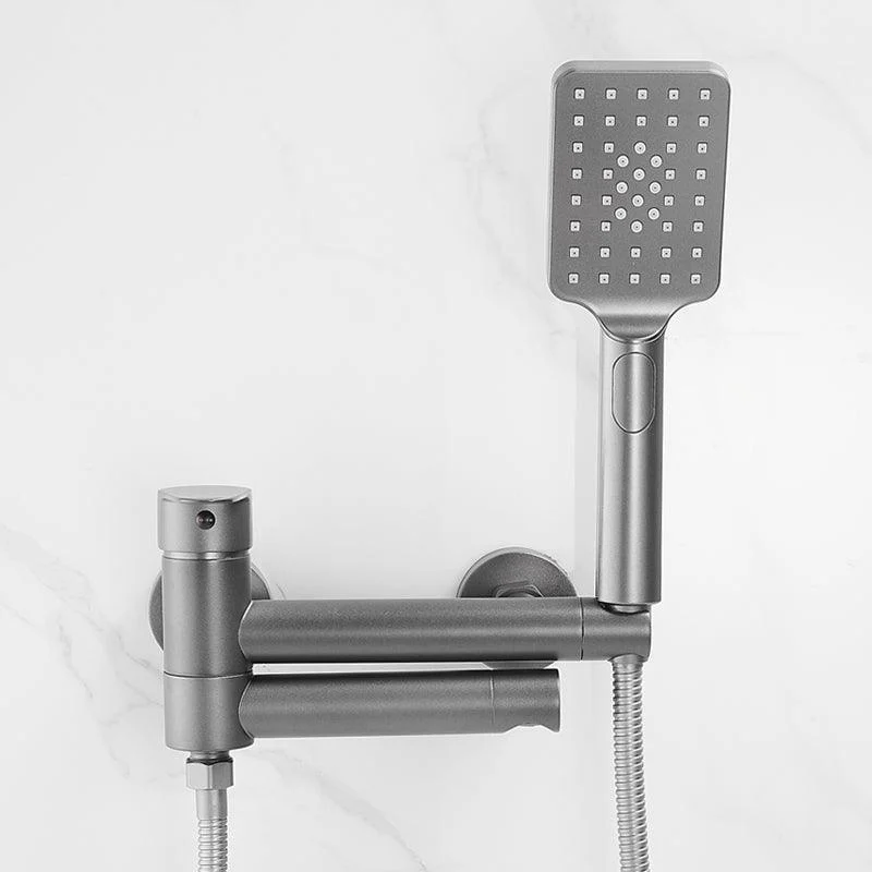 Bathroom Tap Handheld Shower Head Rod Handle Bathtub Tap -Bathlova