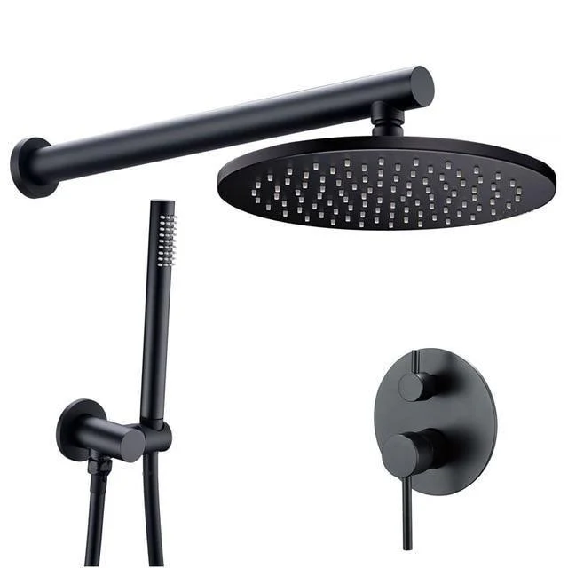 Bathroom Tap Mixer Tap Ceiling Wall Handheld Spray With Rain Head -Bathlova