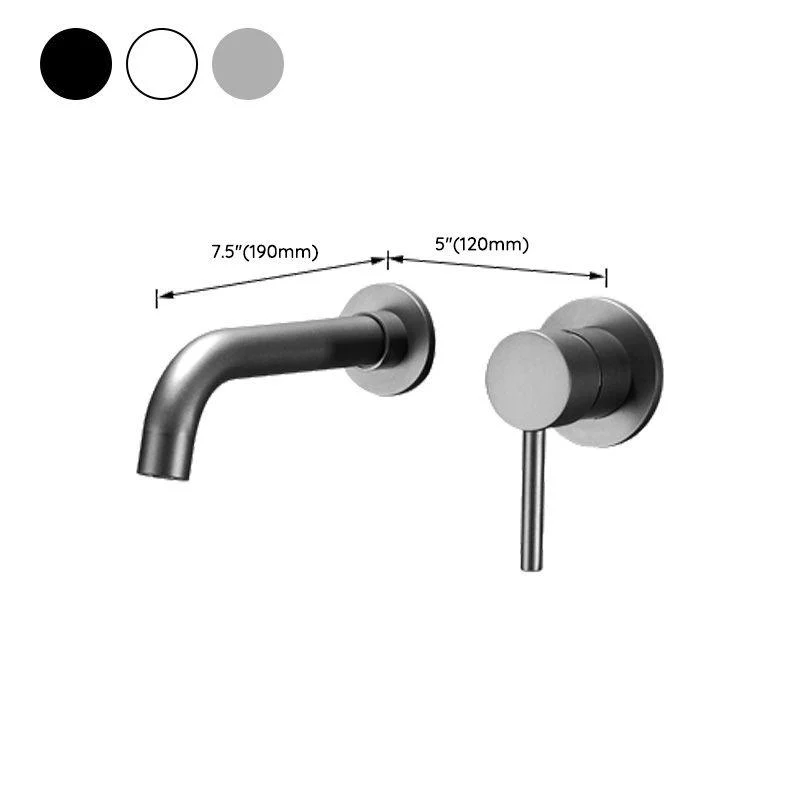 Bathroom Tap Wall-mounted Lever Handle Multi-function Tap -Bathlova