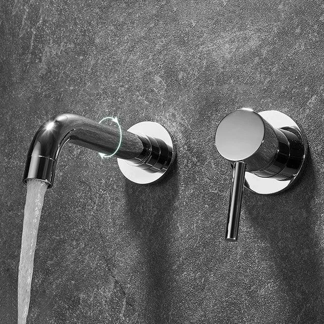 Bathroom Tap Wall-mounted Lever Handle Multi-function Tap -Bathlova