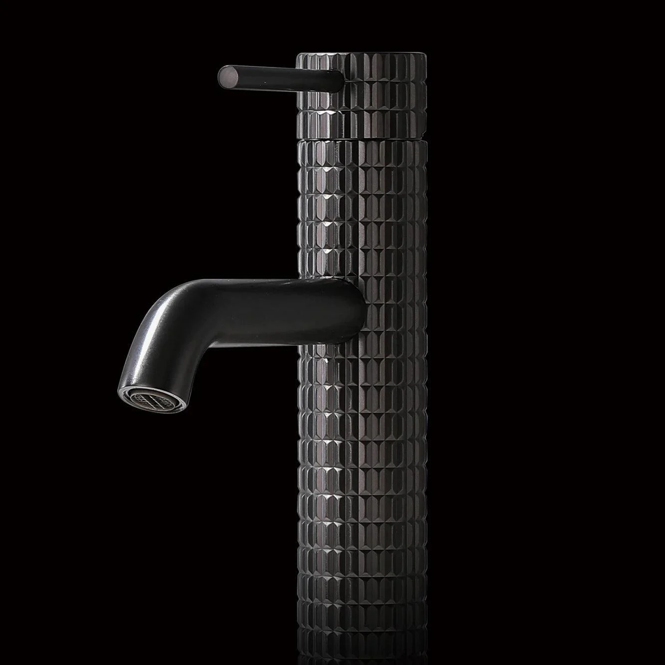 Bathroom Tap With Diamond Pattern Design Dual Control Tap -Bathlova