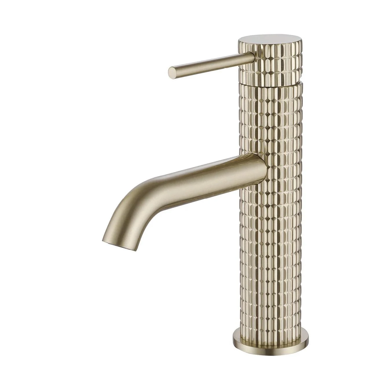 Bathroom Tap With Diamond Pattern Design Dual Control Tap -Bathlova