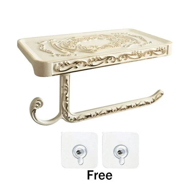 Bathroom Toilet Paper Holders Nail-free Antique Paper Towel Holder -Bathlova