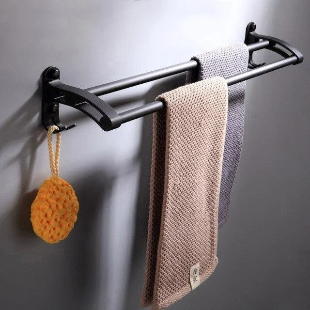 Bathroom Towel Hanger Bathroom Accessory Perforated Bathroom Accessory -Bathlova