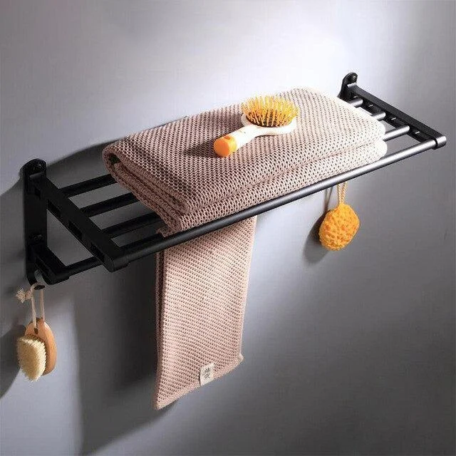 Bathroom Towel Hanger Bathroom Accessory Perforated Bathroom Accessory -Bathlova