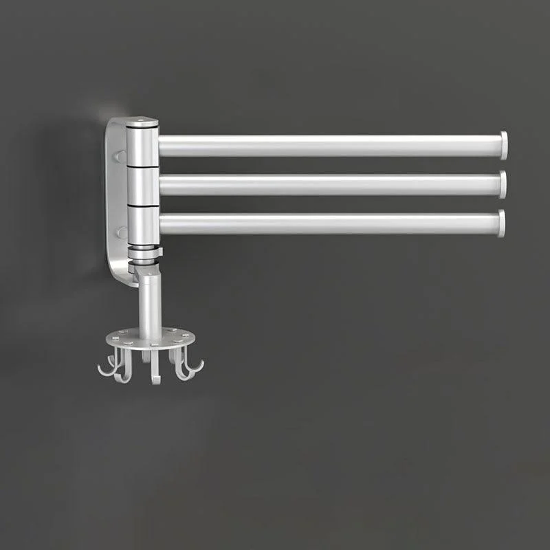 Bathroom Towel Rack Bathroom Shelf Punch-Free Rotating Towel Holder -Bathlova